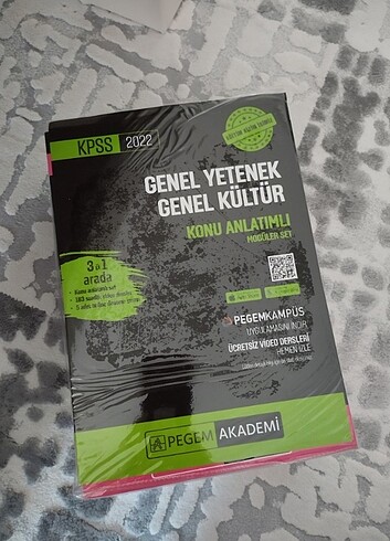 Pegem Akademi 2022 Kpss Konu Anlatımlı Modüler Set