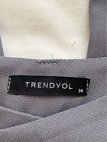 xs Beden gri kumaş pantalon