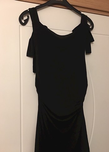 Bikbok sırt dekolteli Drapeli Midi Kadın Elbise - Görsel 2