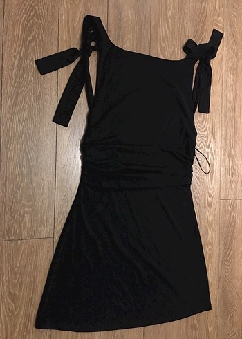 Bikbok sırt dekolteli Drapeli Midi Kadın Elbise - Görsel 5