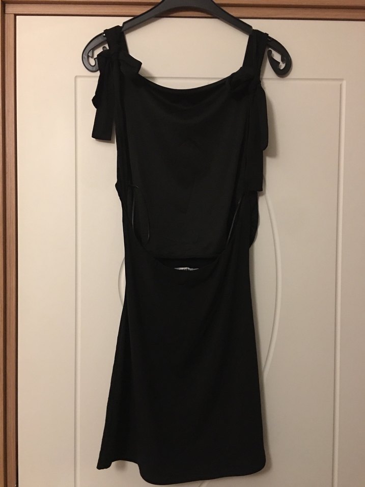 Bikbok sırt dekolteli Drapeli Midi Kadın Elbise - Görsel 3