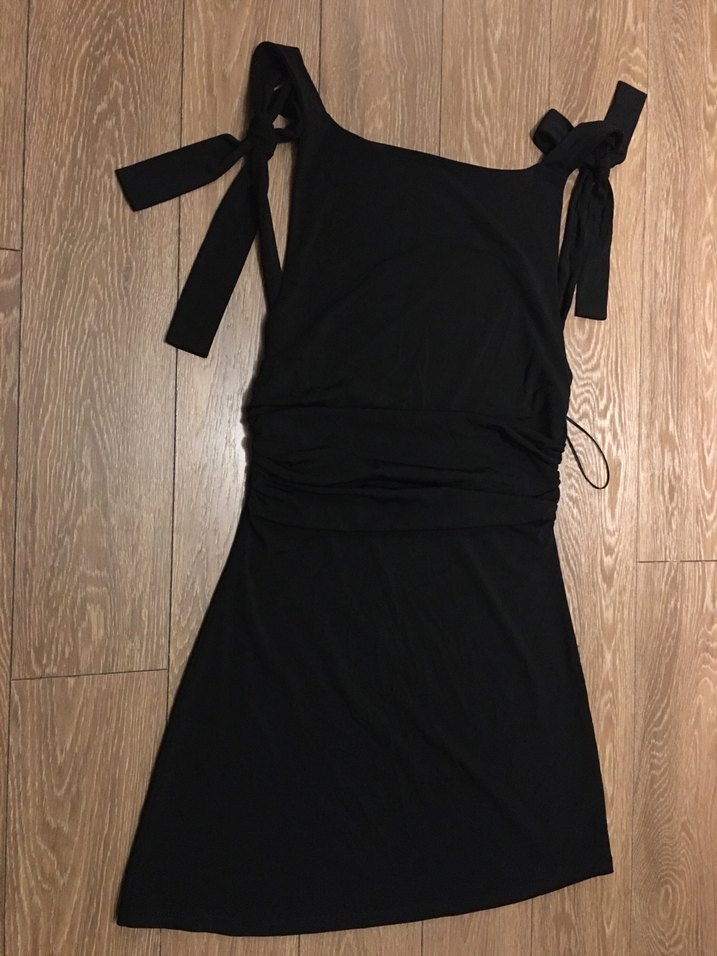 Bikbok sırt dekolteli Drapeli Midi Kadın Elbise - Görsel 5