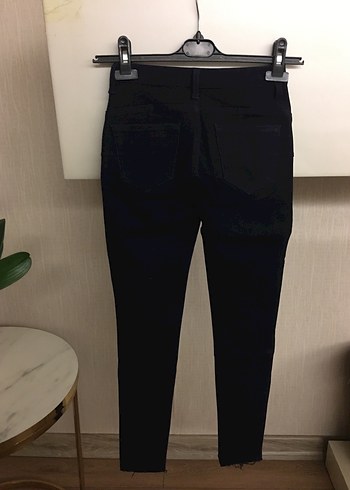 Never denim düşük bel jean - Görsel 2