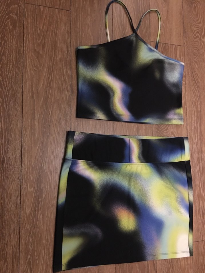 Junkyard crop top etekli takım - Görsel 2