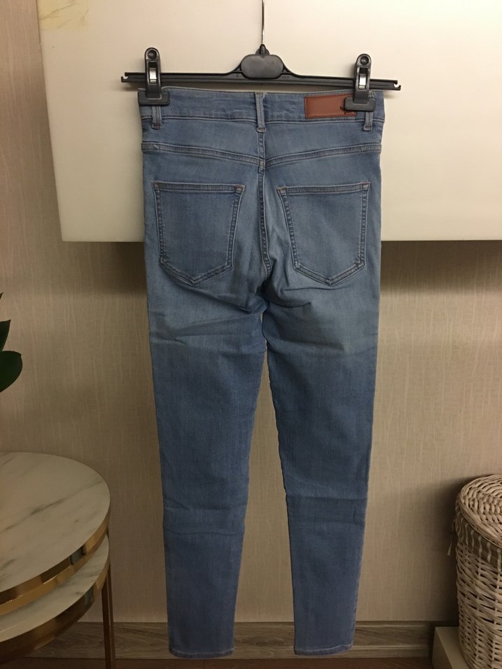 BikBok yüksek bel skınny jeans - Görsel 3