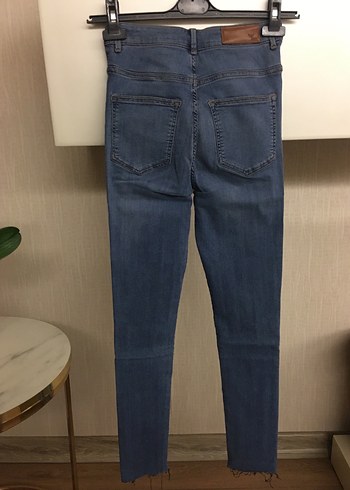 Never denim yüksek bel skınny jean - Görsel 3