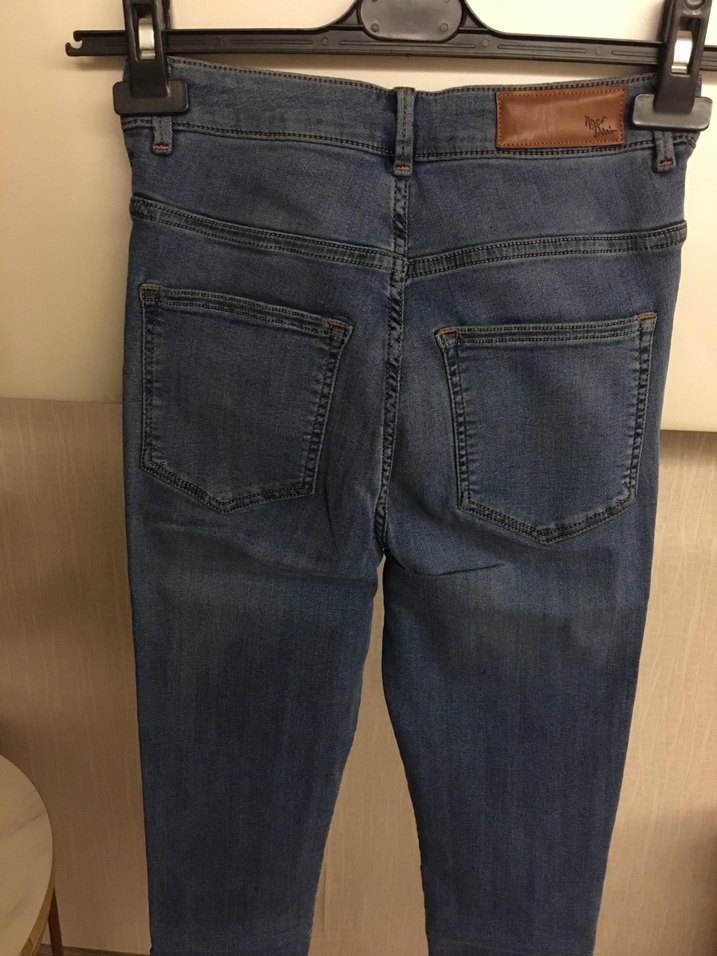 Never denim yüksek bel skınny jean - Görsel 4