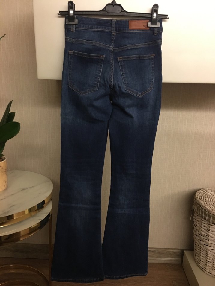 BikBok yüksek bel Flare jean - Görsel 3