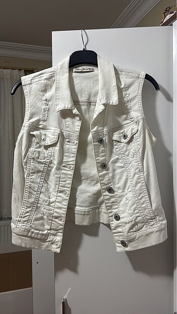 Mavi Jeans Yelek Beyaz