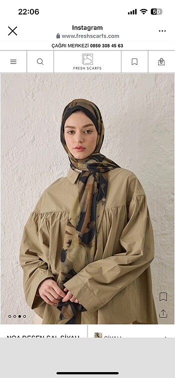  Beden Fresh scarfs garden of time serisi noa şal