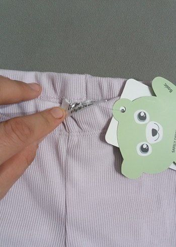 HelloBaby Kız Çocuk Bej Fitilli Tayt