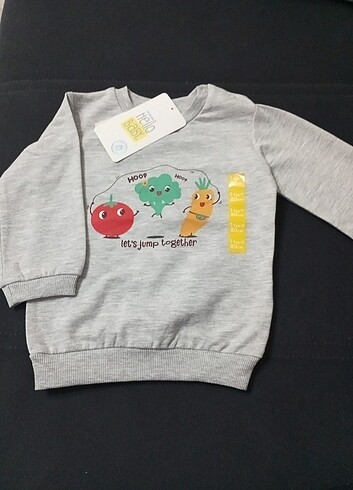 9-12 Ay Beden Hellobaby 1 yaş sweatshirt