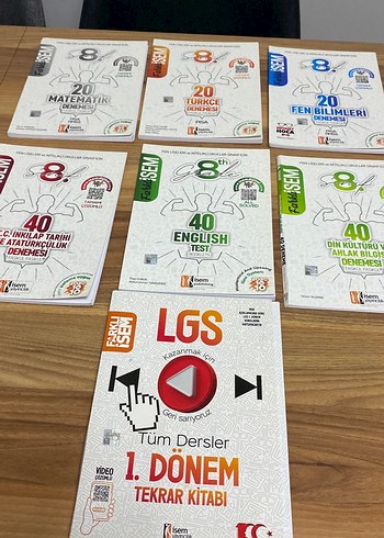 LGS 1. Dönem Tüm Dersler Tekrar Kitabı ve Denemeleri