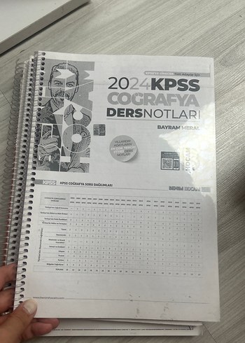 2024 KPSS Coğrafya Ders Notları