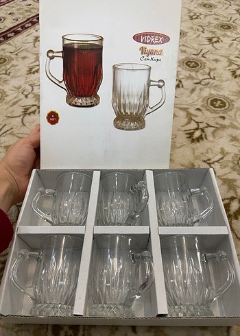 Vidrex Viyana Cam Kupa Seti - Görsel 5