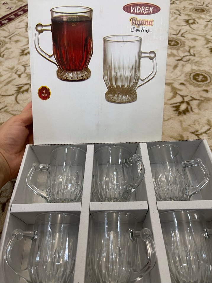 Vidrex Viyana Cam Kupa Seti - Görsel 4