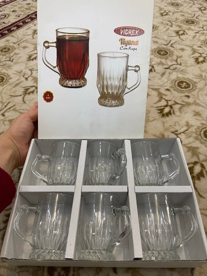 Vidrex Viyana Cam Kupa Seti - Görsel 5