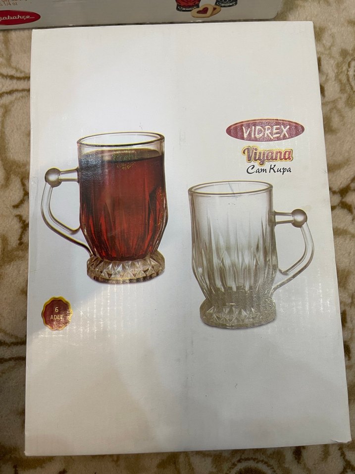 Vidrex Viyana Cam Kupa Seti - Görsel 2