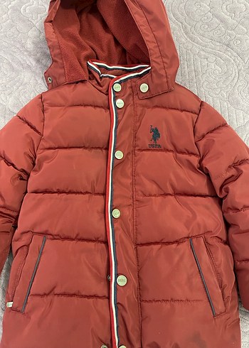 Düğmeli Erkek Çocuk Bordo Mont - Görsel 2