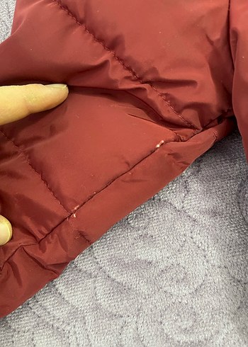 Düğmeli Erkek Çocuk Bordo Mont - Görsel 6