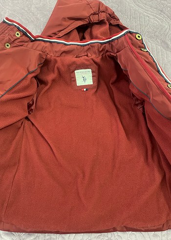 Düğmeli Erkek Çocuk Bordo Mont - Görsel 4