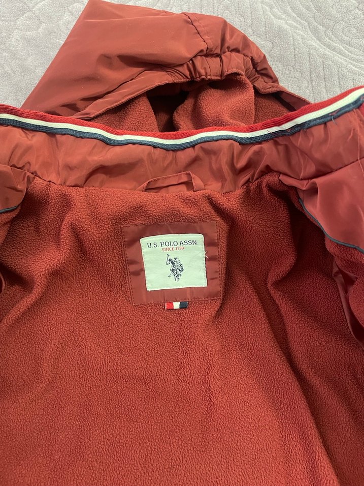 Düğmeli Erkek Çocuk Bordo Mont - Görsel 5