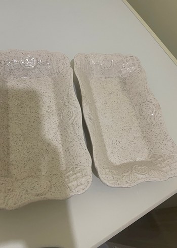 Dekoratif Gri Beyaz Gıda Kapları - Görsel 3