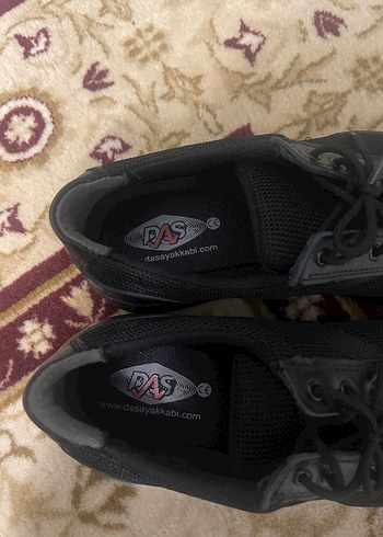 Siyah Bağcıklı unisex Spor Ayakkabı - Görsel 3