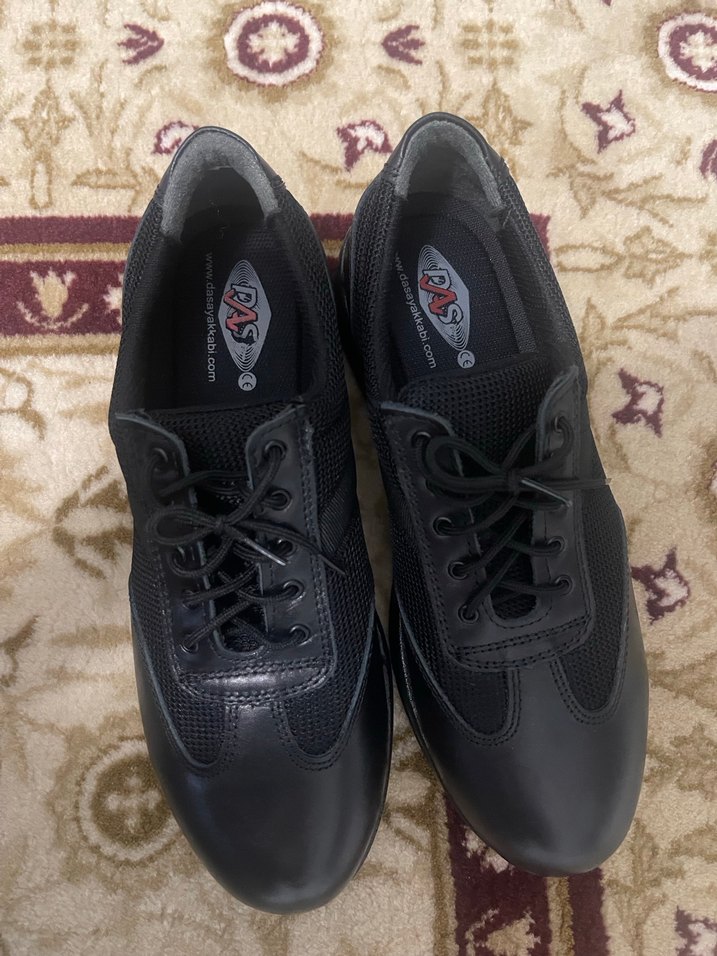 Siyah Bağcıklı unisex Spor Ayakkabı - Görsel 2