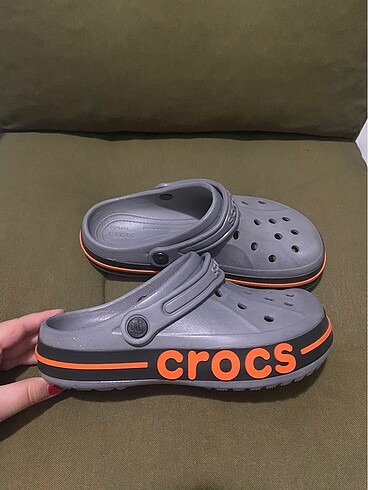 Crocs Gri orjinal kadın crocs