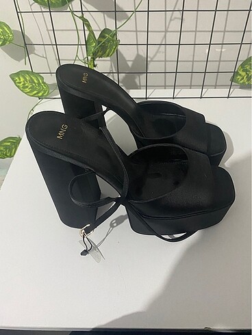 40 Beden Mango platform topuklu ayakkabı