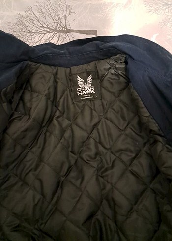 Silver Hawk Lacivert / İçi Kapitoneli Kışlık Mont- L(Askeri Tarz - Görsel 2