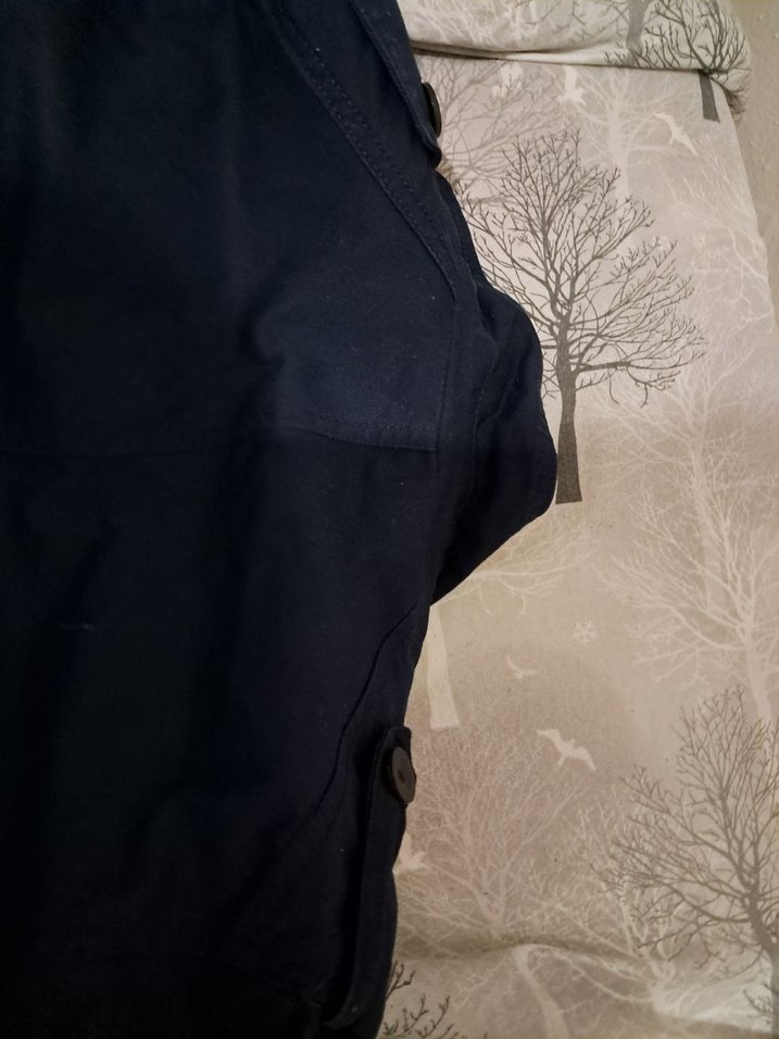 Silver Hawk Lacivert / İçi Kapitoneli Kışlık Mont- L(Askeri Tarz - Görsel 3