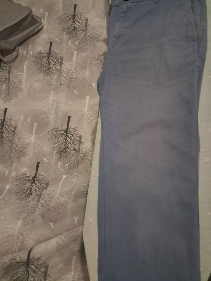 DeFacto Oscar Model Pantolon - 34/34 (Uzun Boy) - İndigo Mavi - Görsel 4