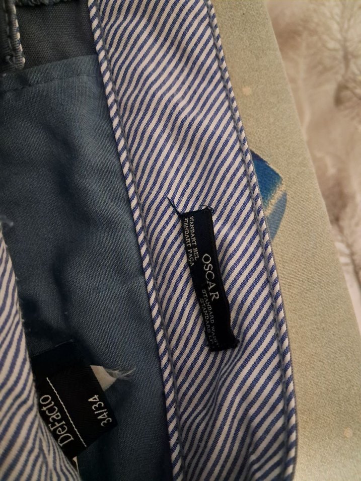 DeFacto Oscar Model Pantolon - 34/34 (Uzun Boy) - İndigo Mavi - Görsel 3