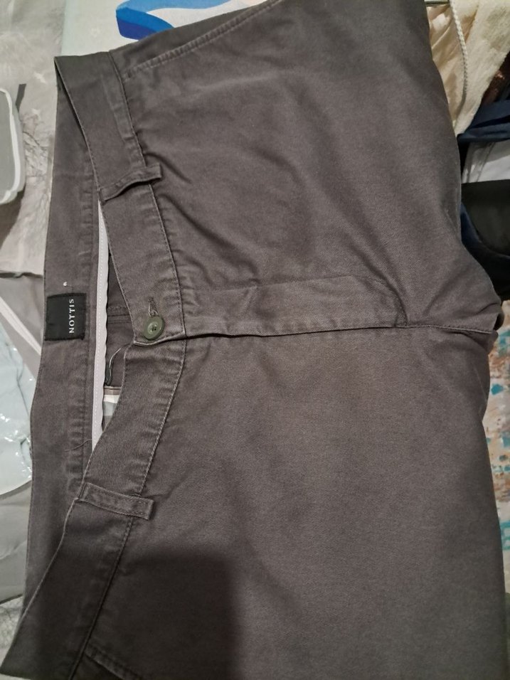 Nottis Koyu Gri / Füme Kanvas Pantolon iş  Bahçe Kullanımı İçin - Görsel 5