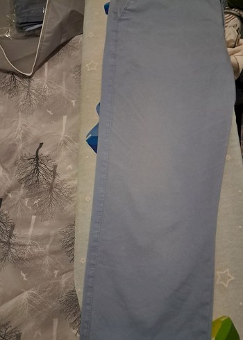 DeFacto Paco Model Chino Pantolon - 33/32 Beden - Buz Mavisi - Görsel 6