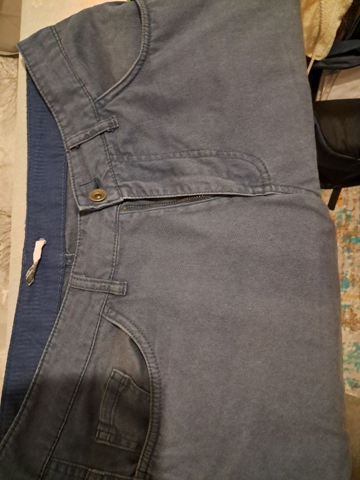 DeFacto Petrol Mavisi Kanvas Pantolon - 32/32 (Günlük Kullanım - Görsel 5