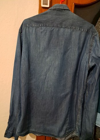 Nottis Çift Cepli Kot / Denim Gömlek - 42 Beden (L-XL Uyumlu) - Görsel 2