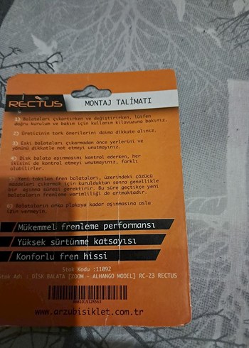 Bisiklet Bakım Seti:3 Takım Disk Fren Balatası Lastik Tamir Kiti - Görsel 8