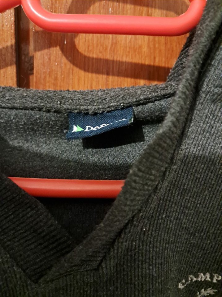 DeFacto XL Kapüşonlu Gri Sweatshirt / Hırka - Görsel 4