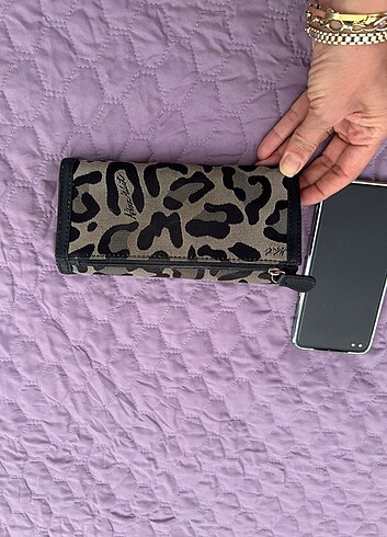 Beden gri Renk Amerika'dan orginal Nine West cüzdan