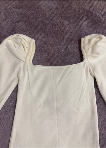 Kadın Beyaz Uzun Kollu Bluz - Görsel 2