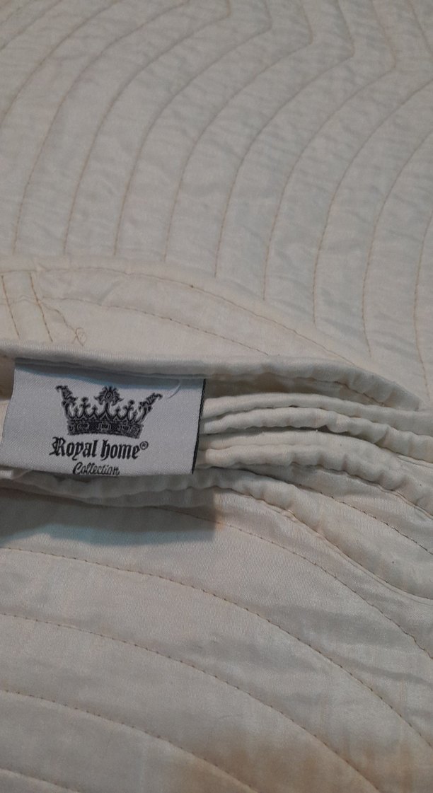 krem yatak ortusu pike - Görsel 4