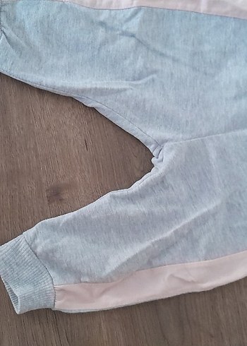 Pamuklu Bebek Pijama Altı - Bej Desenli - Görsel 3