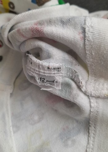 Çok Renkli Düğmeli Bebek Body - Görsel 2