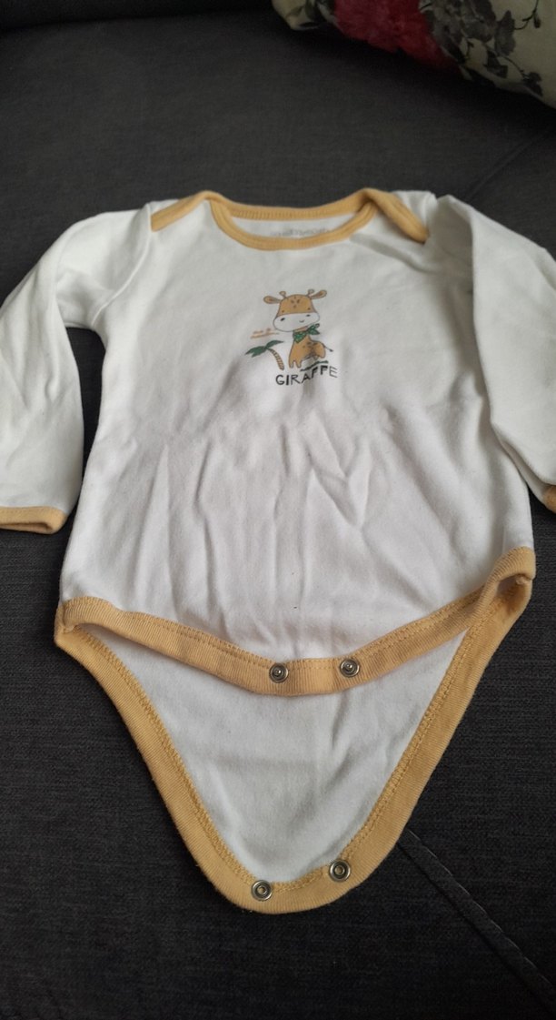 Çok Renkli Düğmeli Bebek Body - Görsel 3