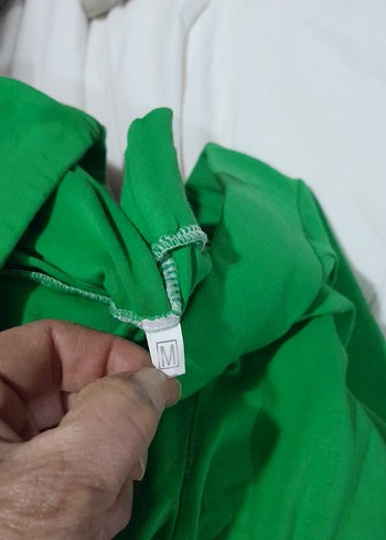 Parlak Yeşil Midi Kadın tayt - Görsel 2