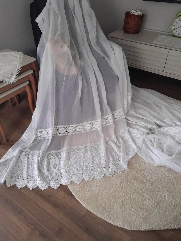 salon güpürlü tül - Görsel 2