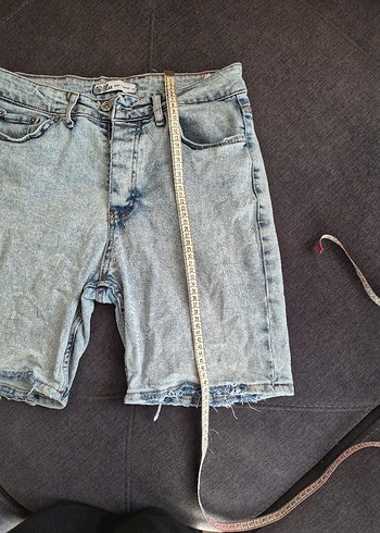 erkek kot şort - Görsel 3